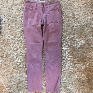 Purple corduroy pants